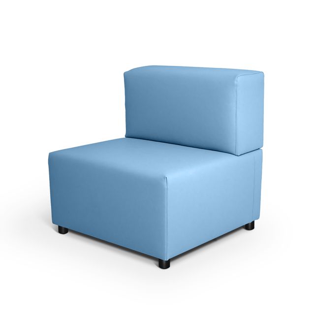CUBE Modul 1-Sitzer, SH 42 cm, B1 Stoff o. Kunstleder viele Farben